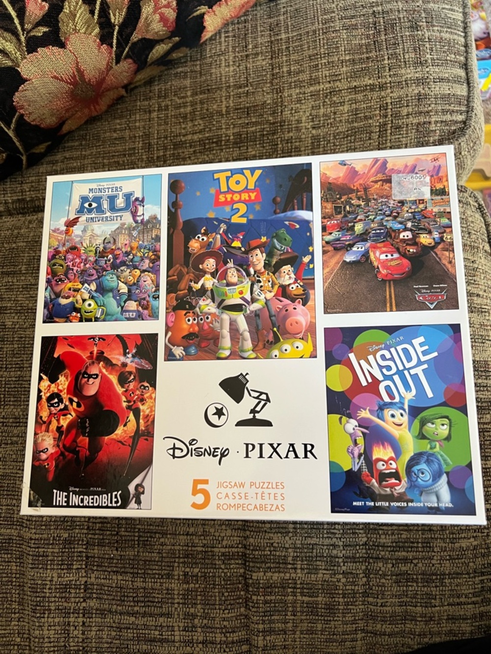 Disney Pixar 5 in 1 Jigsaw Puzzle